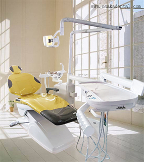 Желто -цвет стоматологический стул с экономическим типом