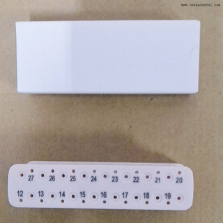 Автоклавируемая коробка измерения эндо белого цвета из импортного пластика
