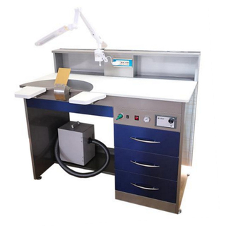 Стоматологическая станция из нержавеющей стали для одного человека с акриловым столом и воздушным вакуумом